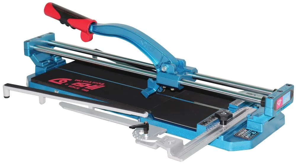 A close up of a tile cutter