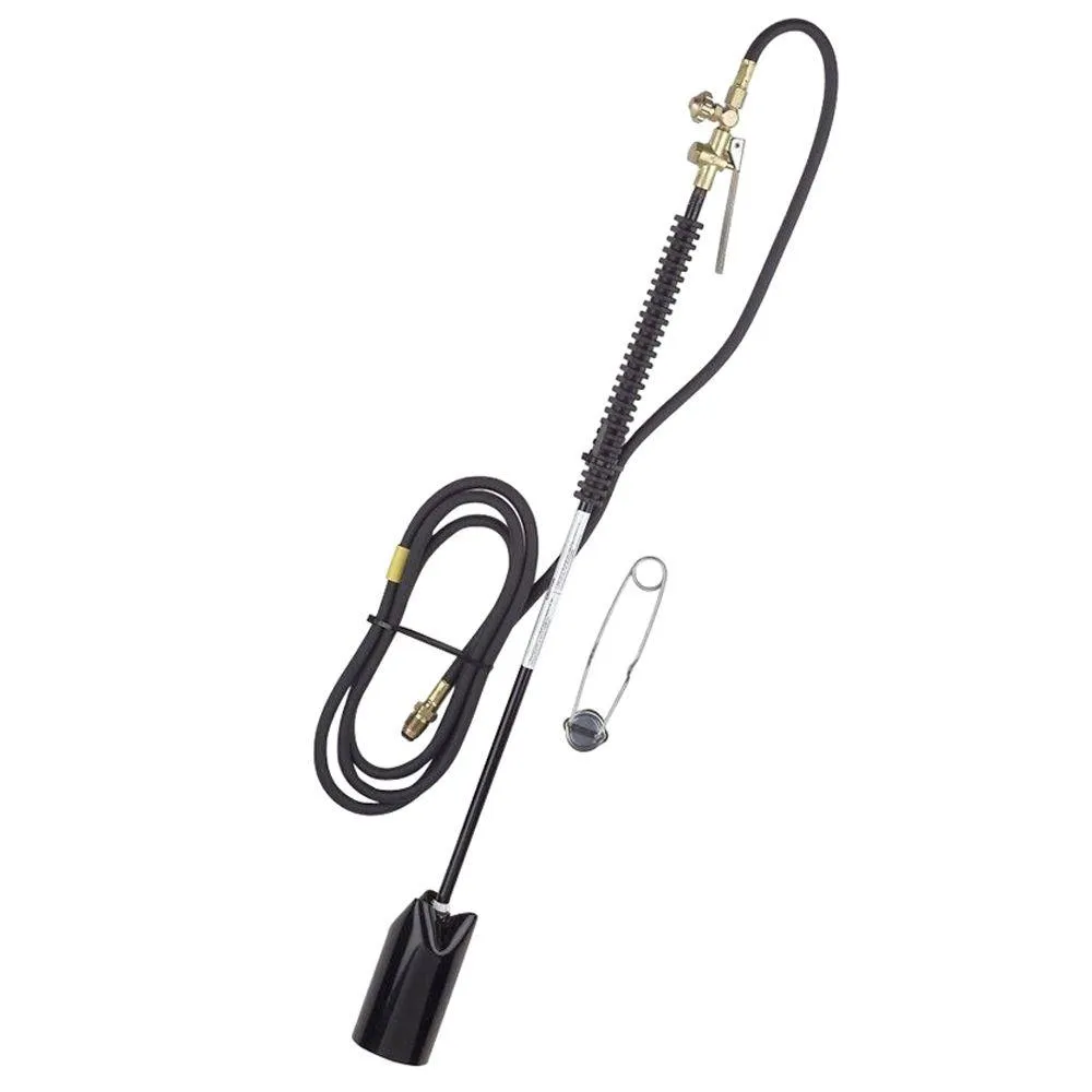 A black and silver cable with a clip on it