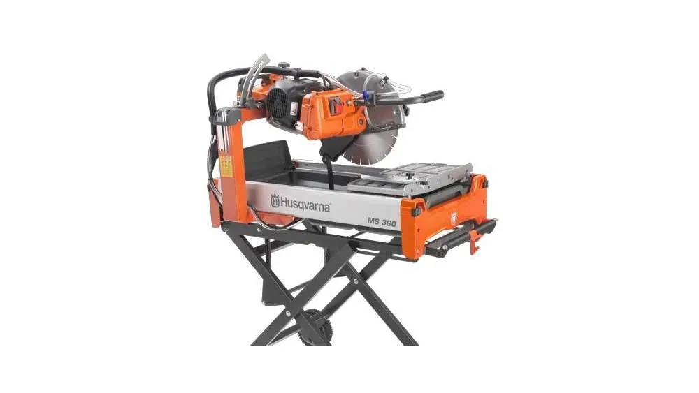 A picture of the husqvarna tile saw.