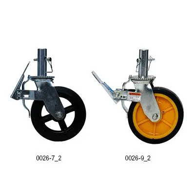 A picture of two different types of wheels.